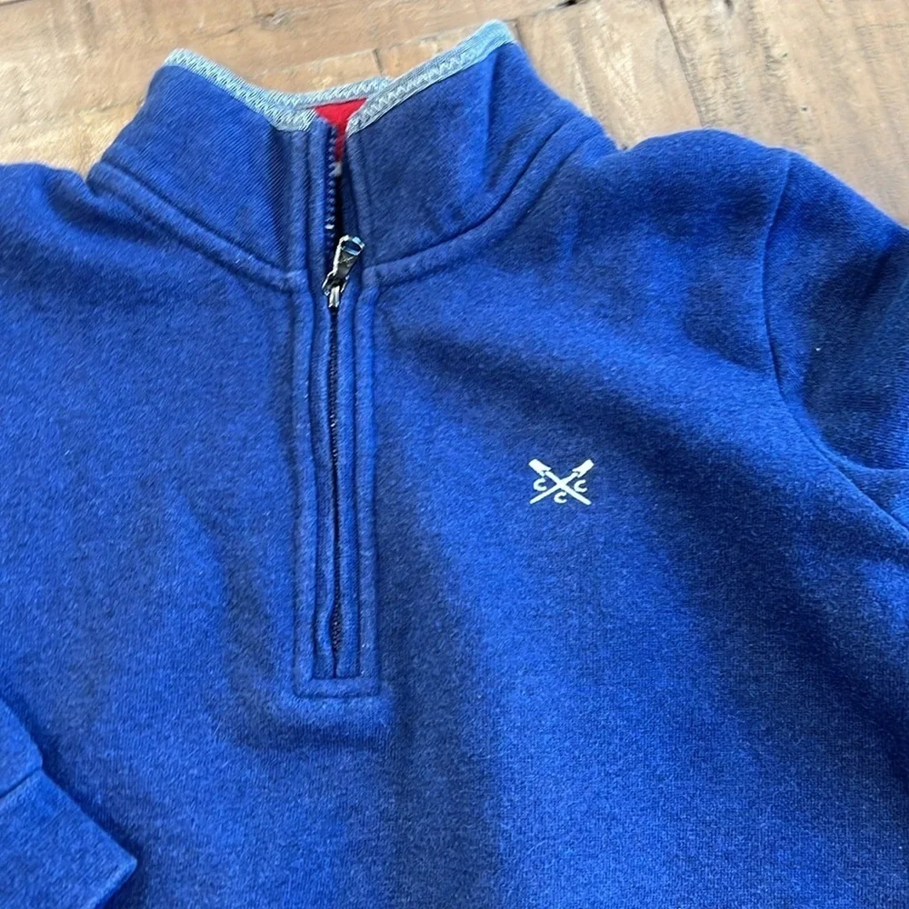 crew clothing company blue pullover